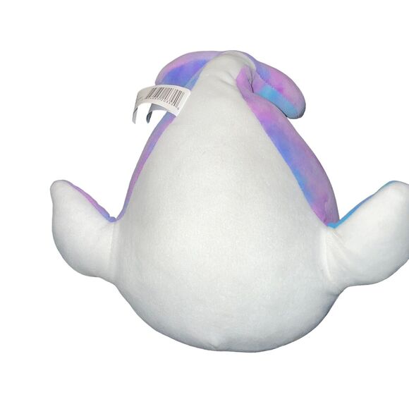 Squishmallows Plush Whale Narwhal Pillow Stuffed Animal Tie Dye Nursery Gift 12” - Picture 9 of 11